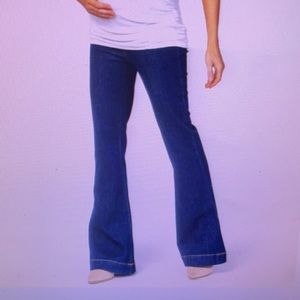Pink Blush Flare Maternity Jean Never Worn!